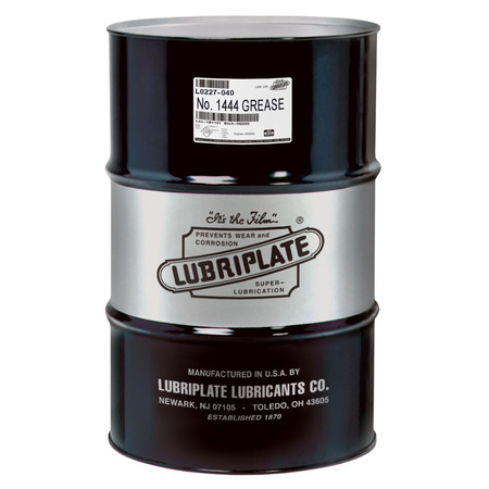 LUBRIPLATE No. 1444, Drum, Heavy Duty, Tacky, Very Water Resistant High Temp Grease L0227-040